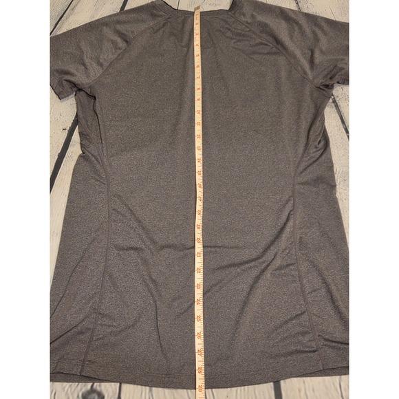 Nike Pro Combat Dri-Fit Tank Top Fitted V Neck Womens Size X Large Gray - Picture 8 of 8